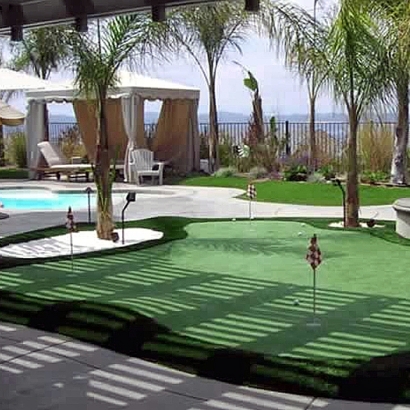 How To Install Artificial Grass Bourneville, Ohio Office Putting Green, Small Backyard Ideas