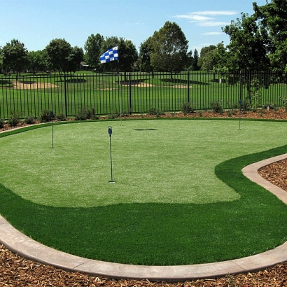 How To Install Artificial Grass New Washington, Ohio How To Build A Putting Green, Backyard Landscaping Ideas