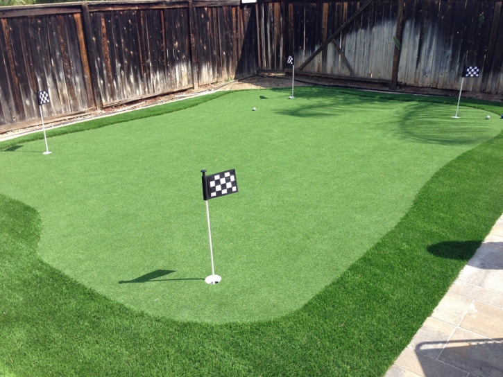 Artificial Turf Installation Stoutsville, Ohio Indoor Putting Green, Backyard Designs