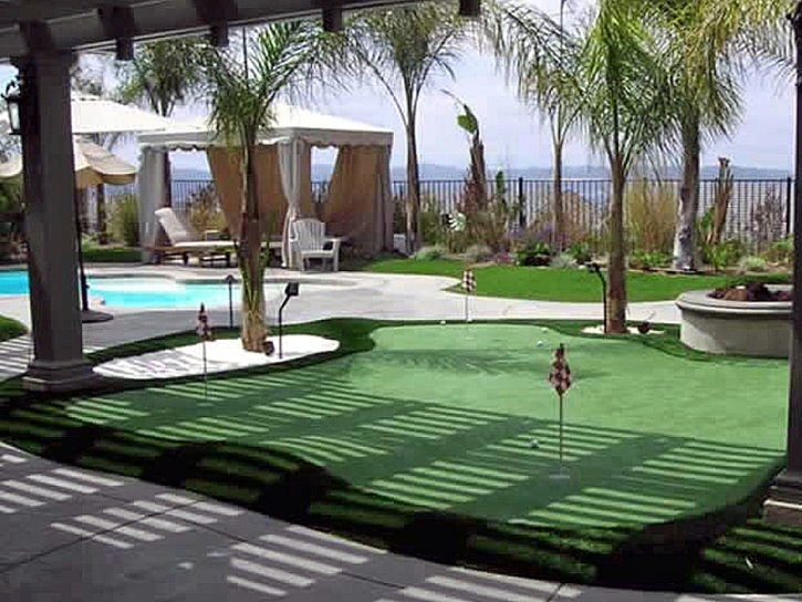 How To Install Artificial Grass Bourneville, Ohio Office Putting Green, Small Backyard Ideas