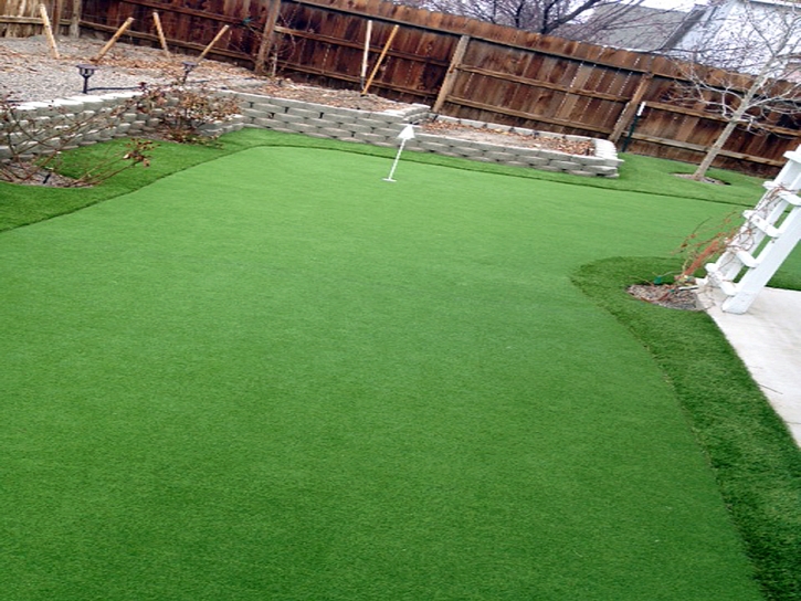 How To Install Artificial Grass Buchtel, Ohio Backyard Putting Green, Backyard Landscape Ideas