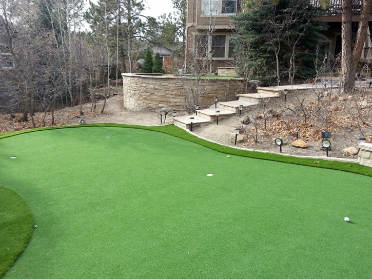How To Install Artificial Grass Northwood, Ohio How To Build A Putting Green, Backyard Landscaping