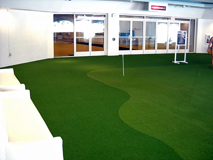 Installing Artificial Grass Stoutsville, Ohio Indoor Putting Greens, Commercial Landscape